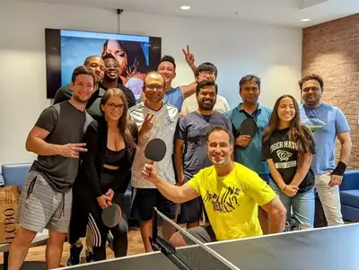 Ping pong action